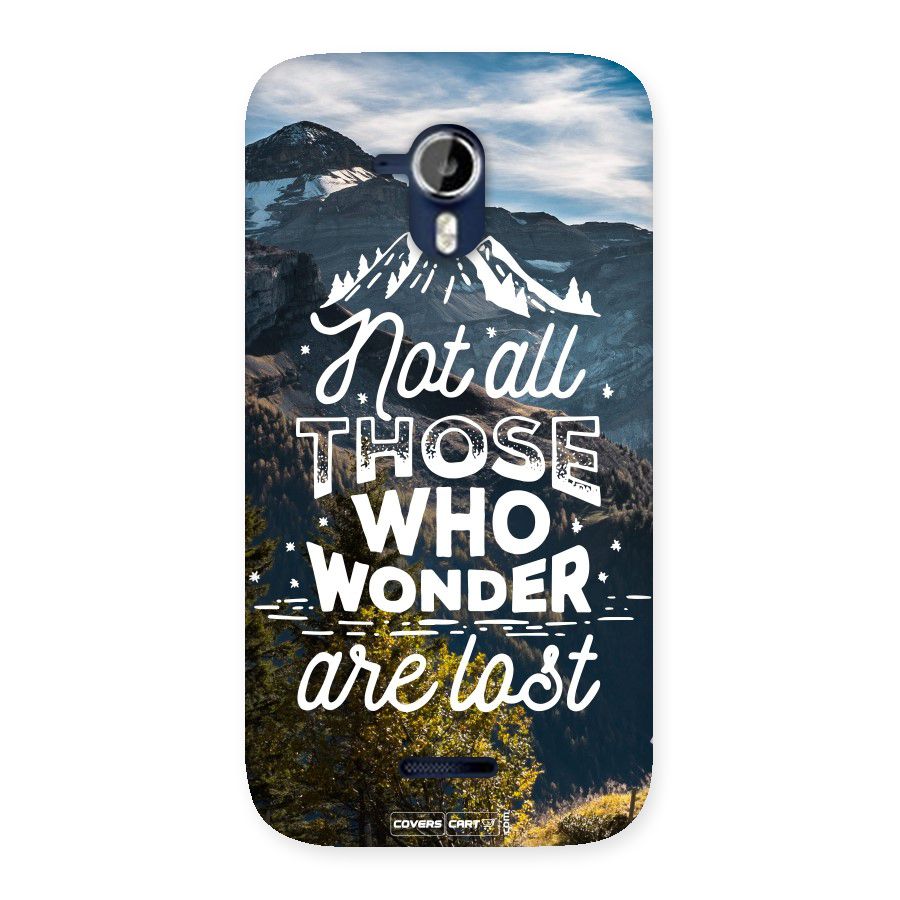 Wonder Lost Back Case for Micromax Canvas Magnus A117