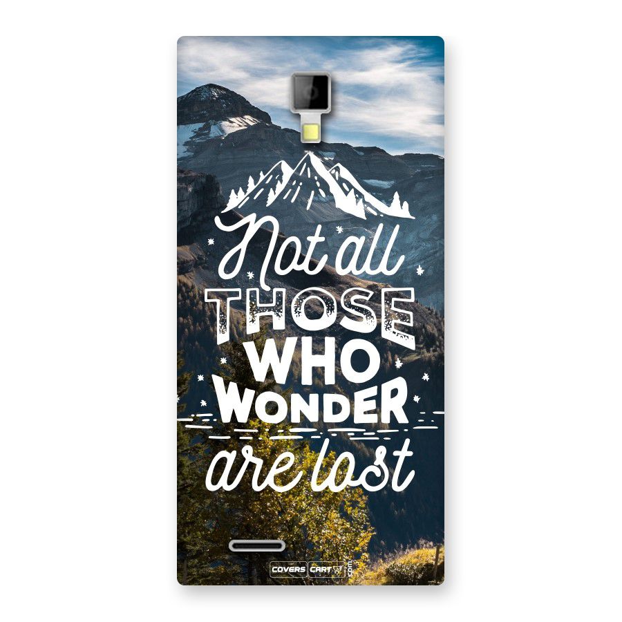 Wonder Lost Back Case for Micromax Canvas Xpress A99