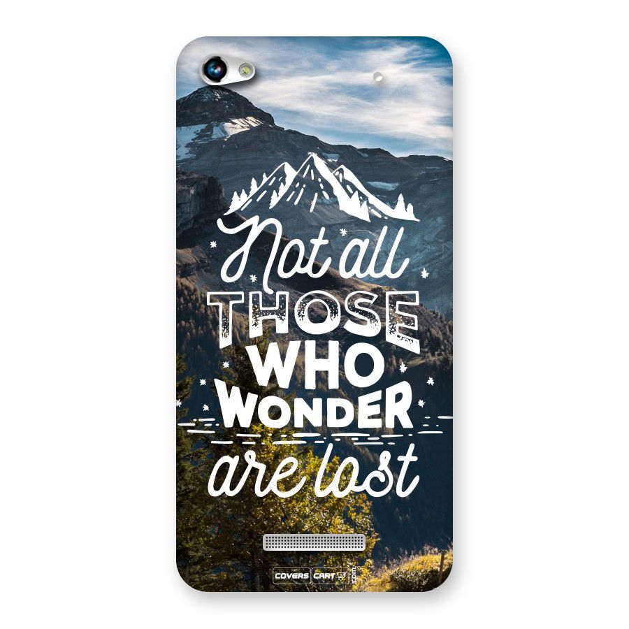 Wonder Lost Back Case for Micromax Hue 2
