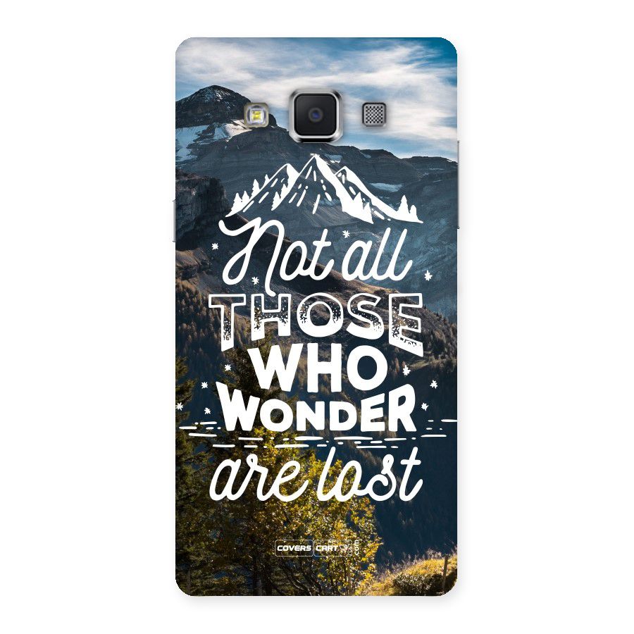 Wonder Lost Back Case for Samsung Galaxy A5