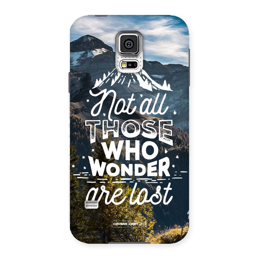 Wonder Lost Back Case for Samsung Galaxy S5