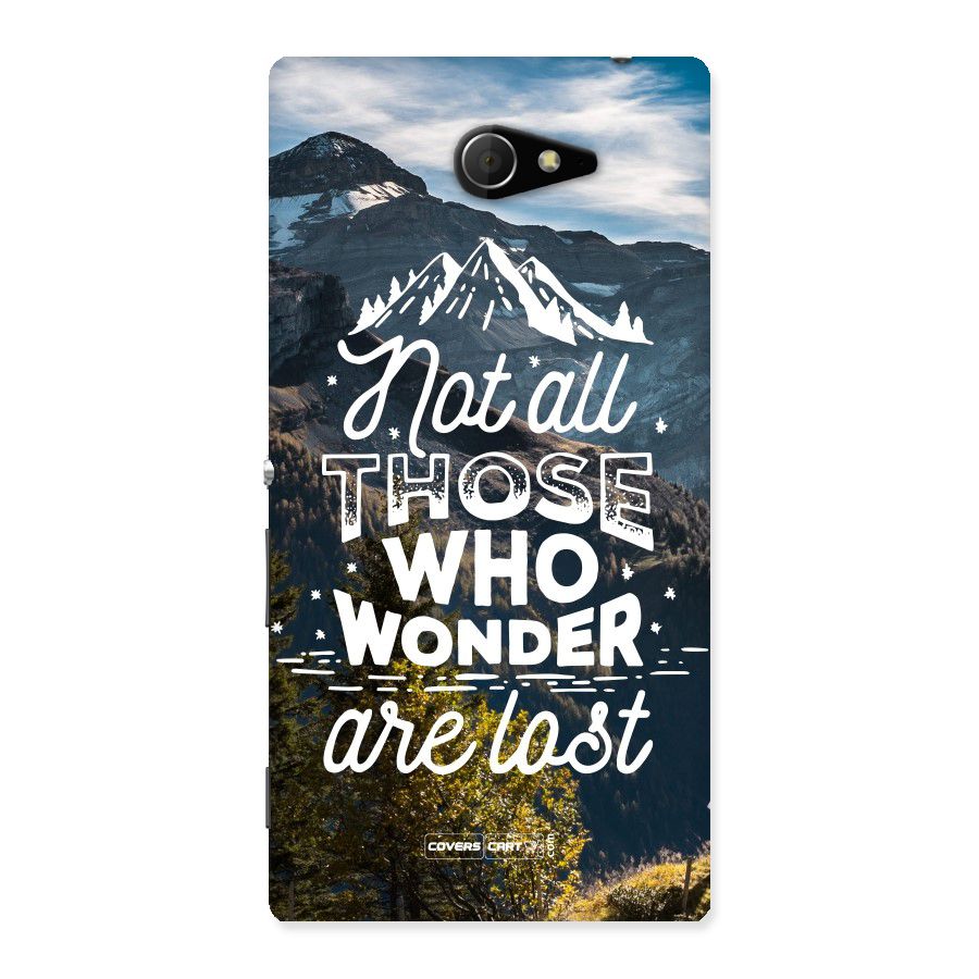 Wonder Lost Back Case for Sony Xperia M2