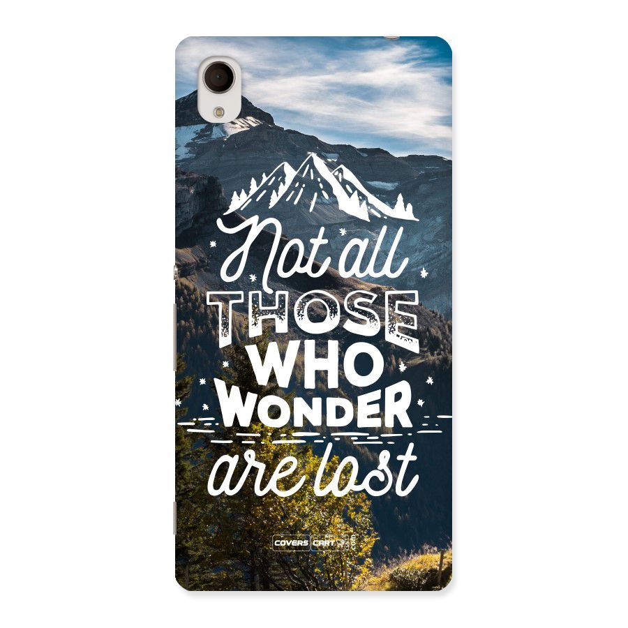 Wonder Lost Back Case for Sony Xperia M4