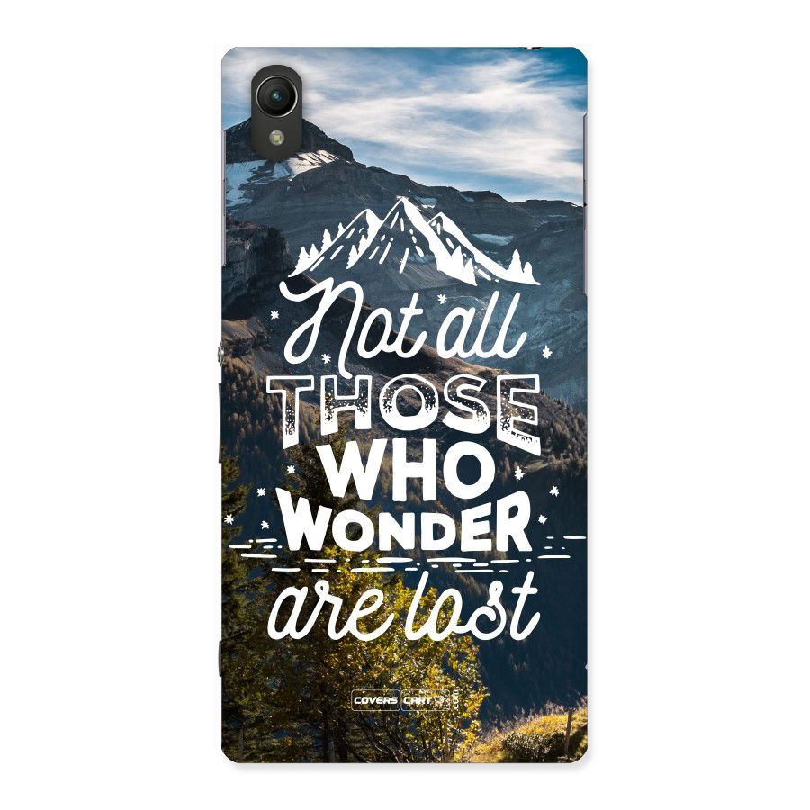 Wonder Lost Back Case for Sony Xperia Z1