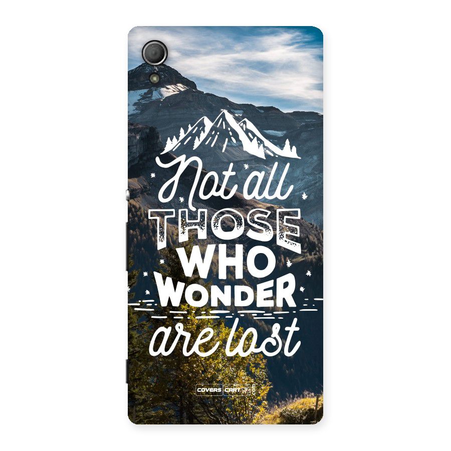 Wonder Lost Back Case for Xperia Z4