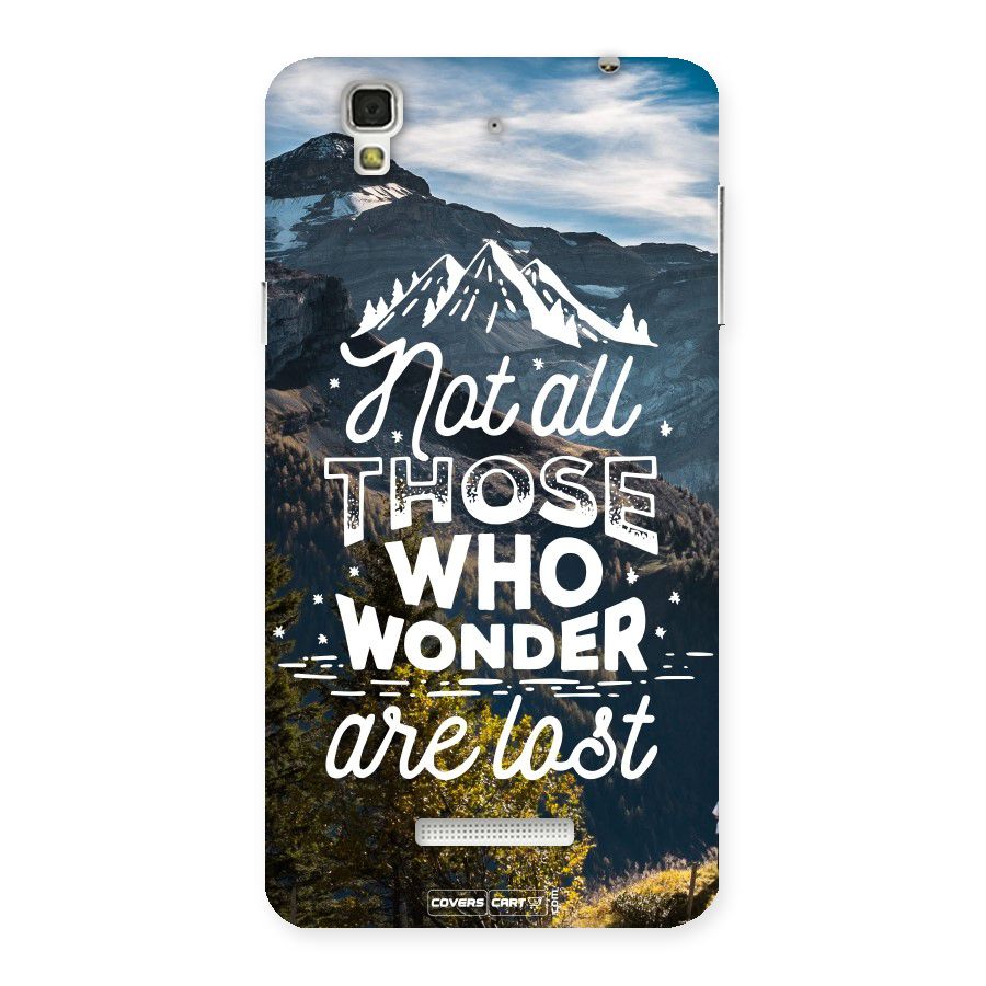 Wonder Lost Back Case for YU Yureka Plus