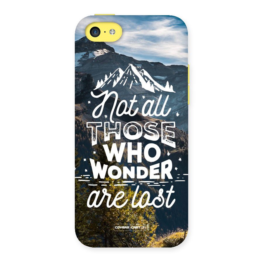 Wonder Lost Back Case for iPhone 5C