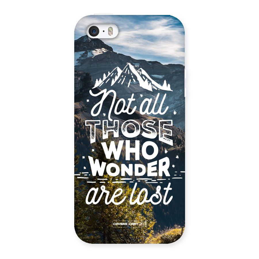 Wonder Lost Back Case for iPhone SE