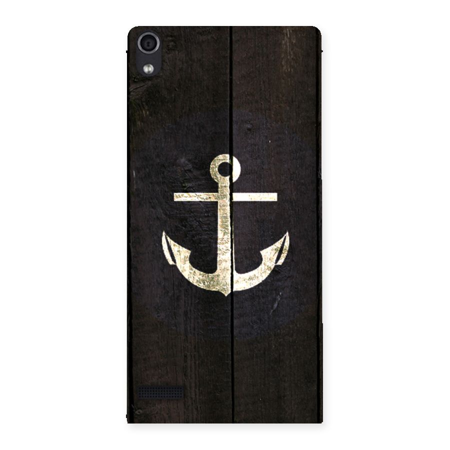Wood Anchor Back Case for Ascend P6