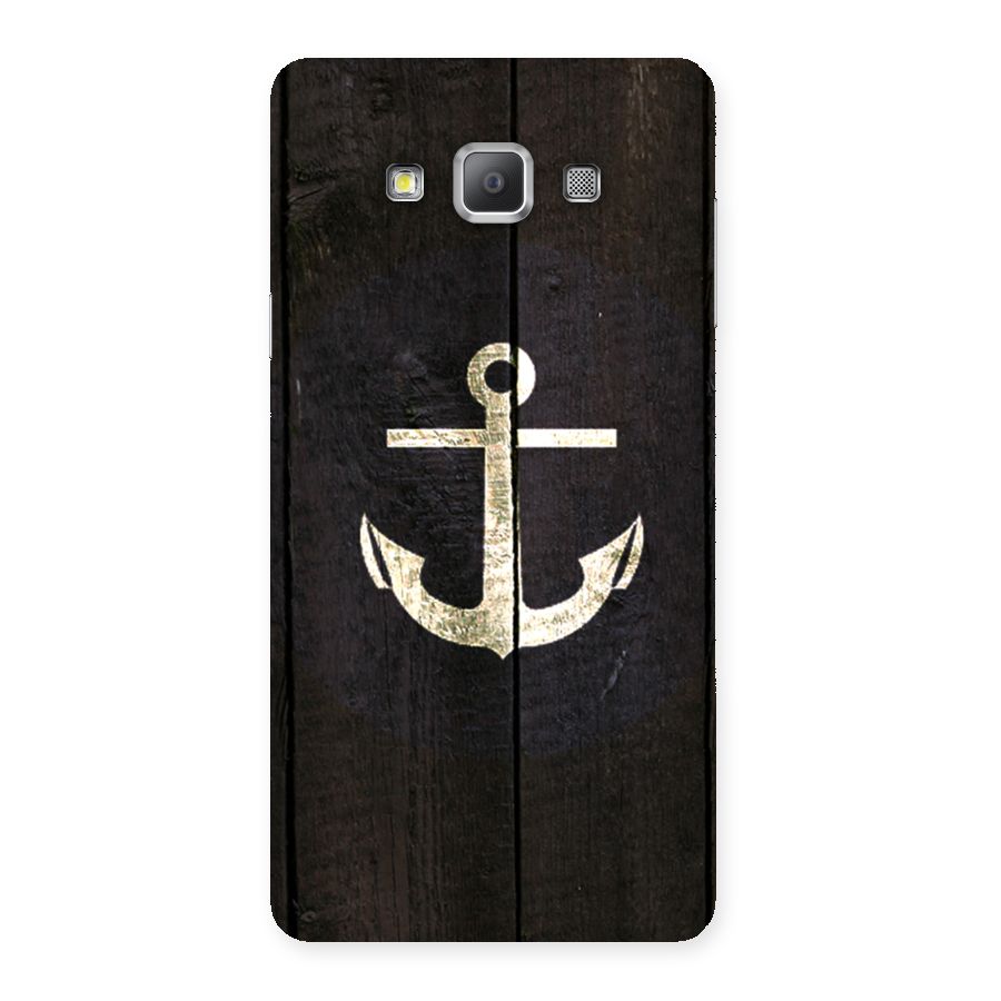Wood Anchor Back Case for Galaxy A7