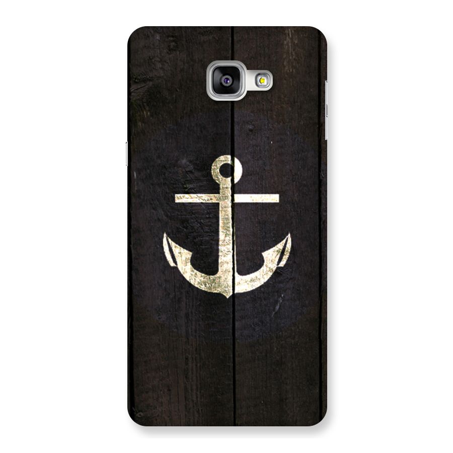 Wood Anchor Back Case for Galaxy A9