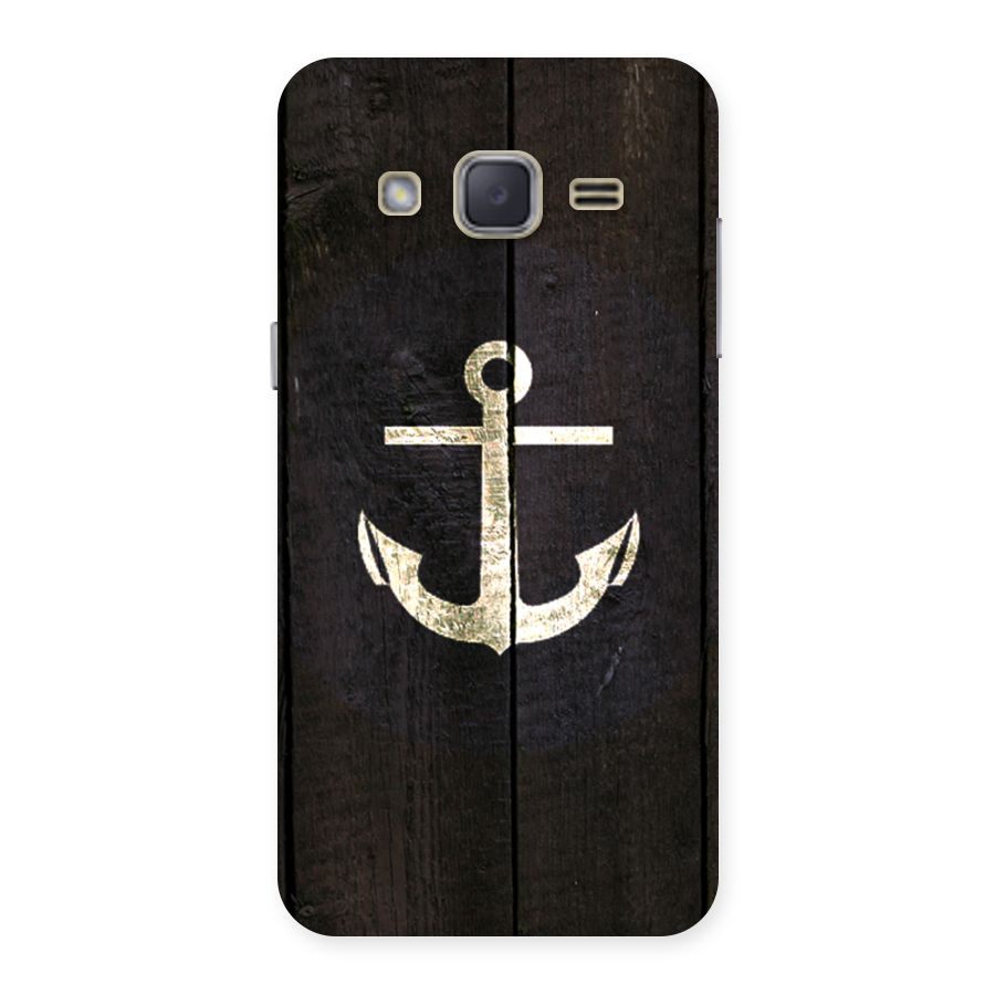 Wood Anchor Back Case for Galaxy J2
