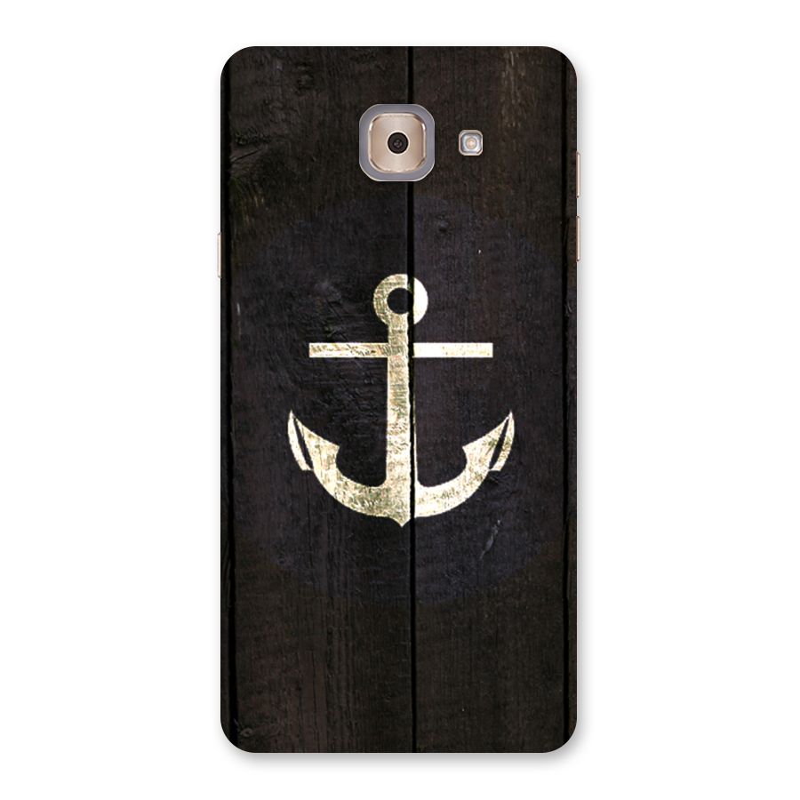 Wood Anchor Back Case for Galaxy J7 Max