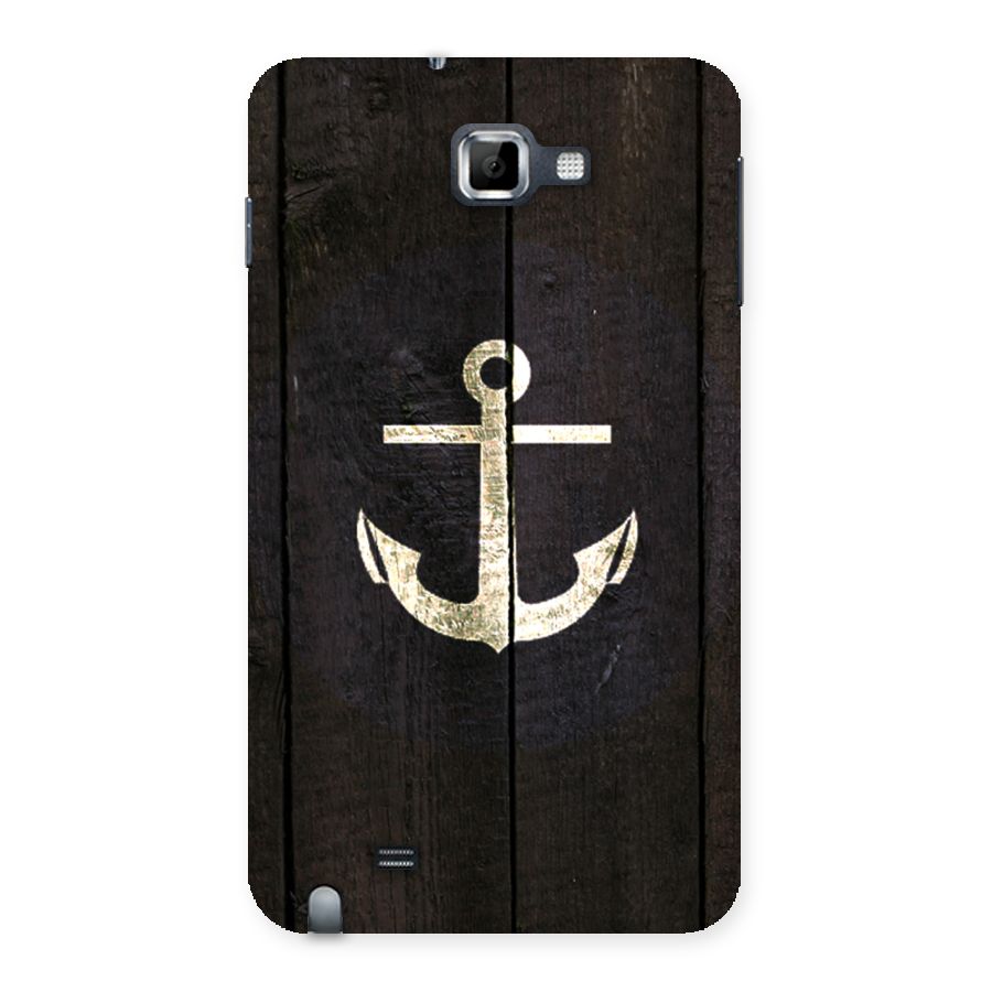 Wood Anchor Back Case for Galaxy Note