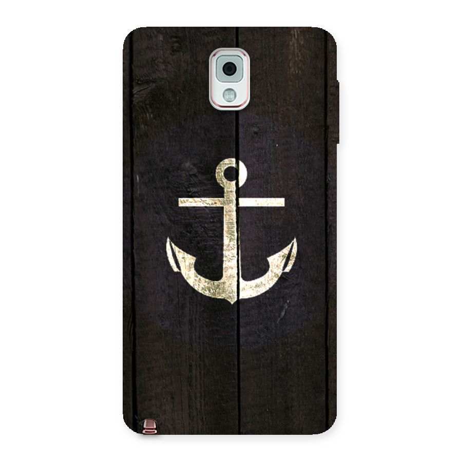 Wood Anchor Back Case for Galaxy Note 3