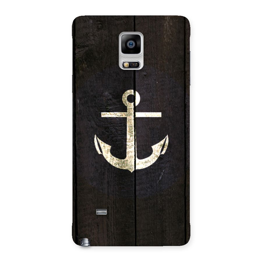 Wood Anchor Back Case for Galaxy Note 4