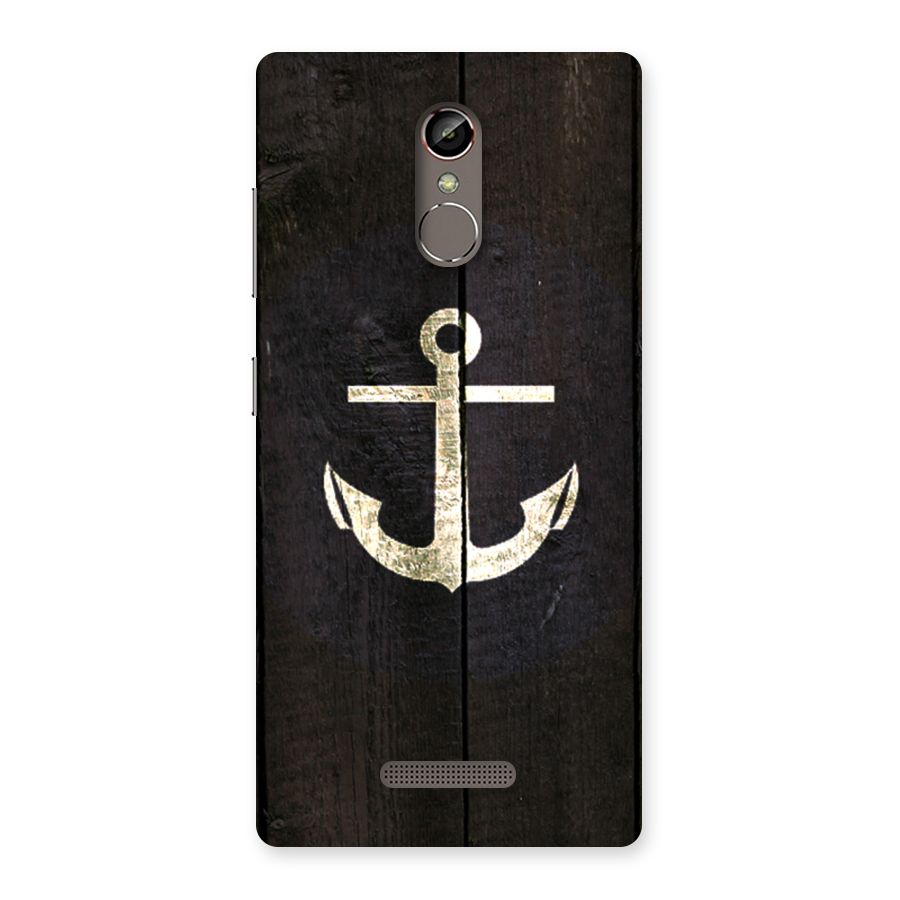 Wood Anchor Back Case for Gionee S6s