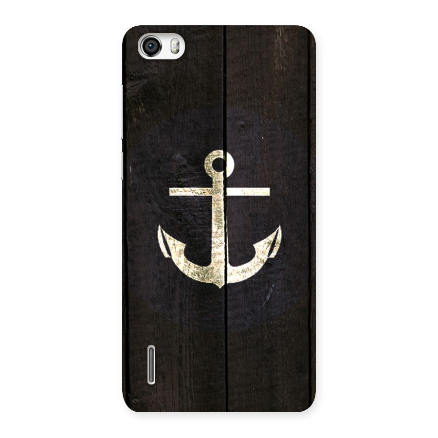 Wood Anchor Back Case for Honor 6
