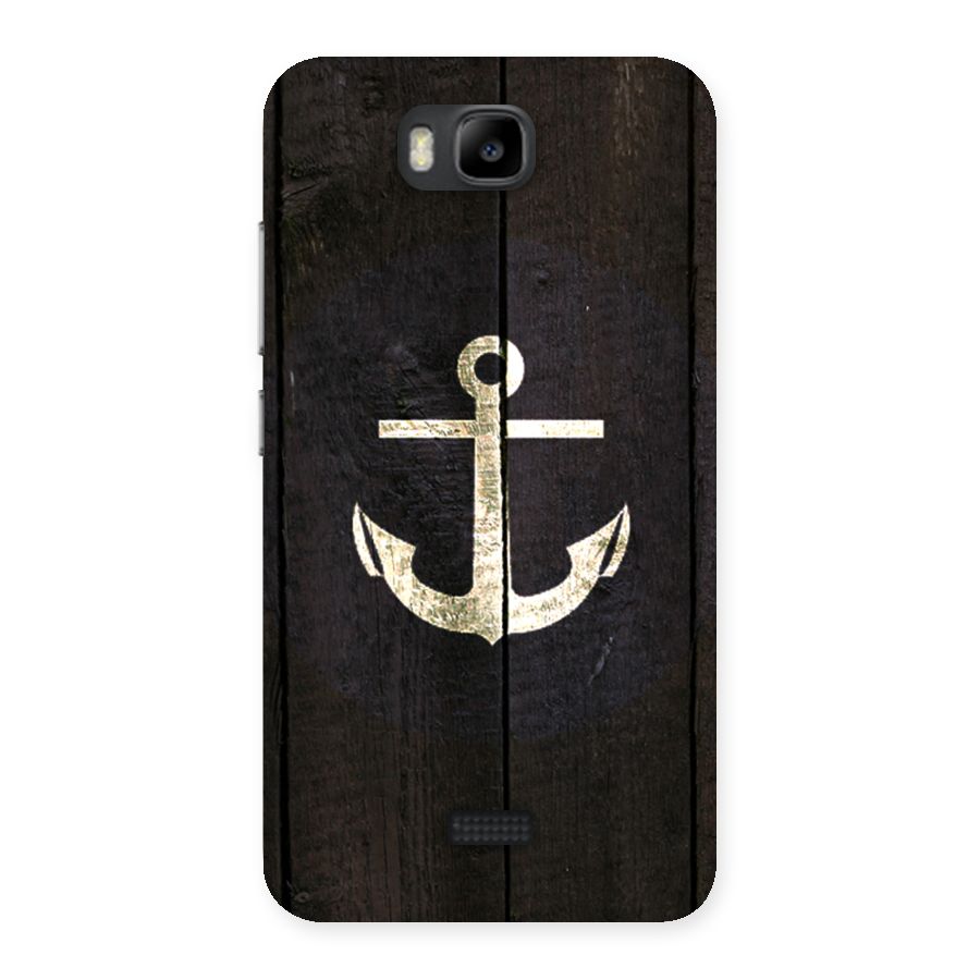 Wood Anchor Back Case for Honor Bee