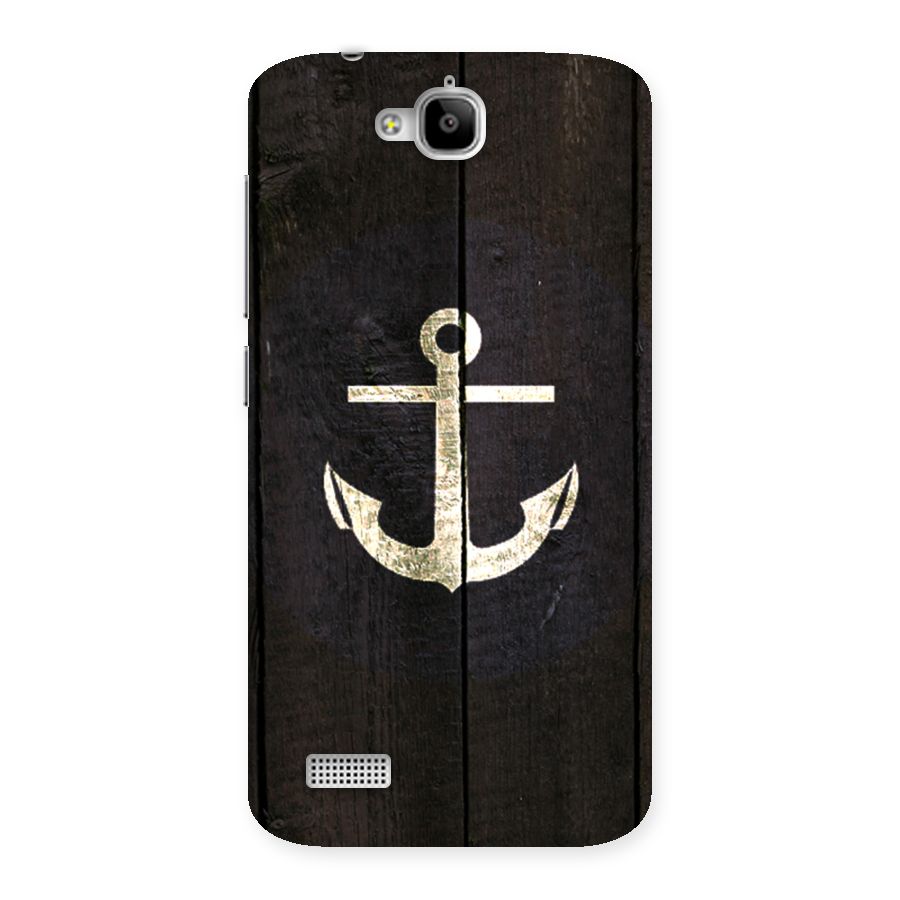 Wood Anchor Back Case for Honor Holly