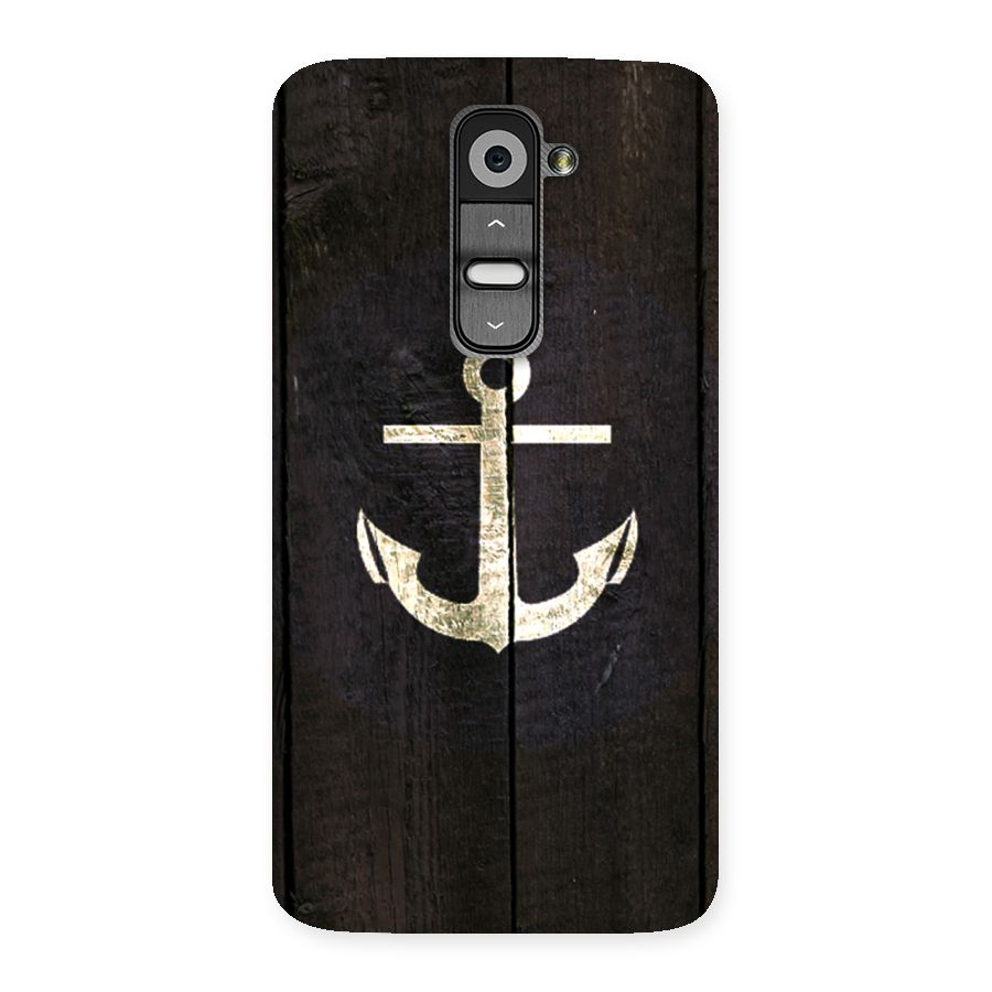 Wood Anchor Back Case for LG G2