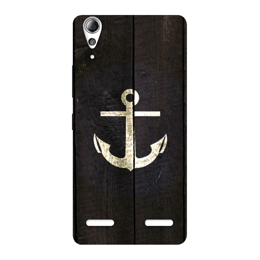 Wood Anchor Back Case for Lenovo A6000 Plus