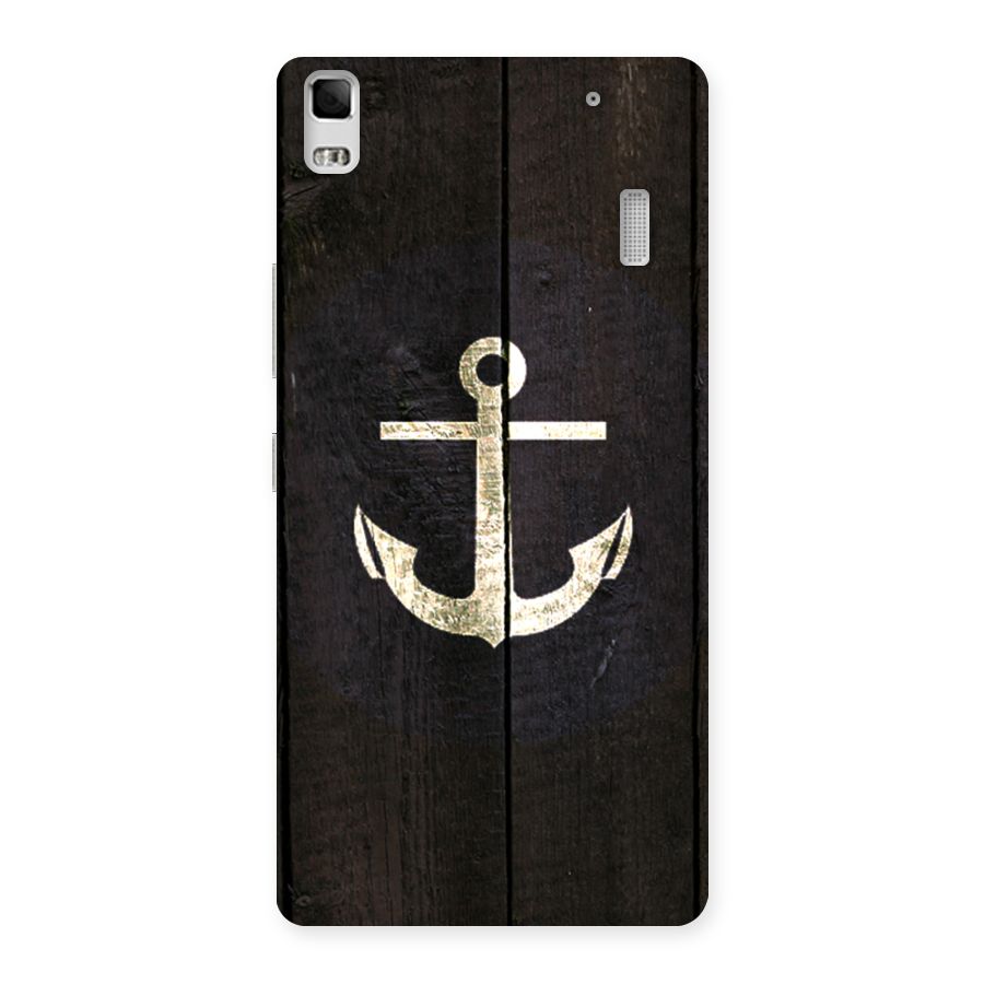 Wood Anchor Back Case for Lenovo K3 Note