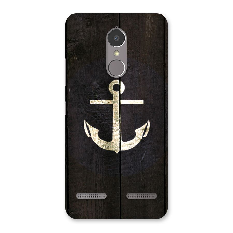 Wood Anchor Back Case for Lenovo K6
