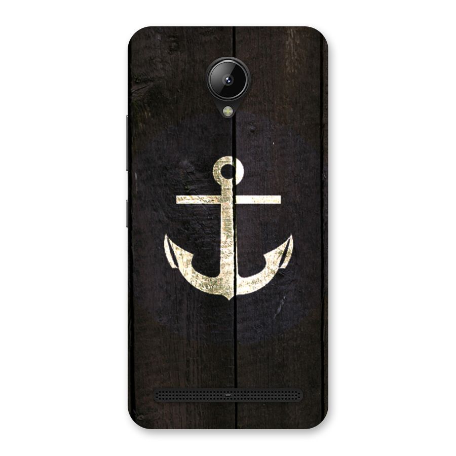 Wood Anchor Back Case for Lenovo C2