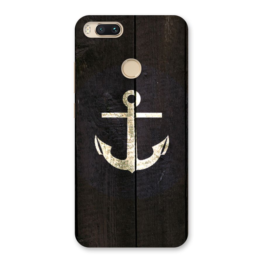 Wood Anchor Back Case for Mi A1