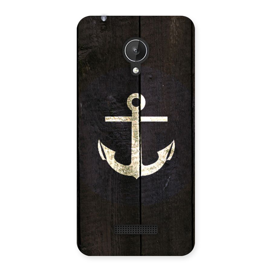 Wood Anchor Back Case for Micromax Canvas Spark Q380