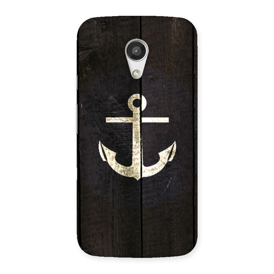 Wood Anchor Back Case for Moto G 2nd Gen