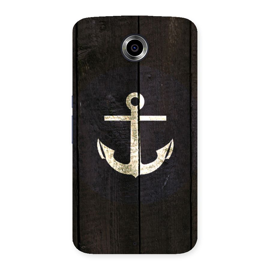 Wood Anchor Back Case for Nexsus 6