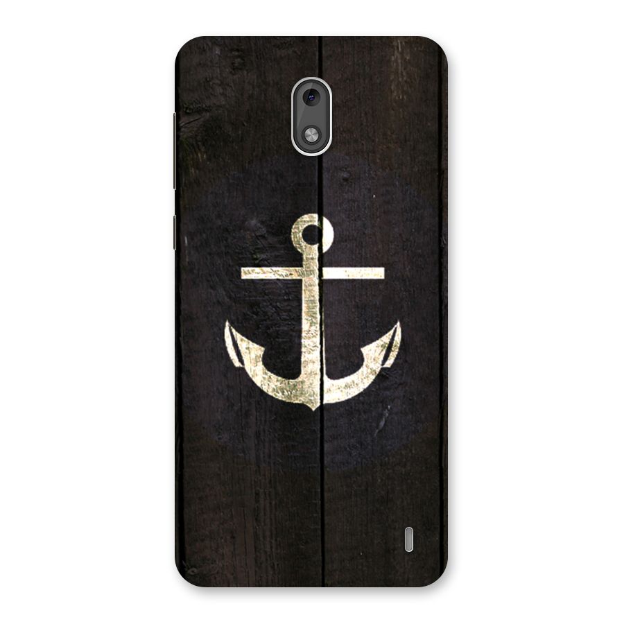 Wood Anchor Back Case for Nokia 2