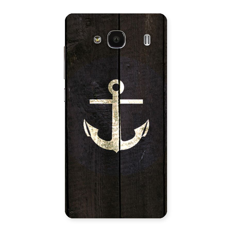 Wood Anchor Back Case for Redmi 2 Prime