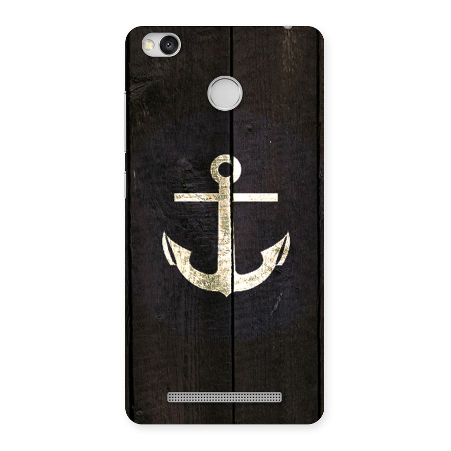 Wood Anchor Back Case for Redmi 3S Prime