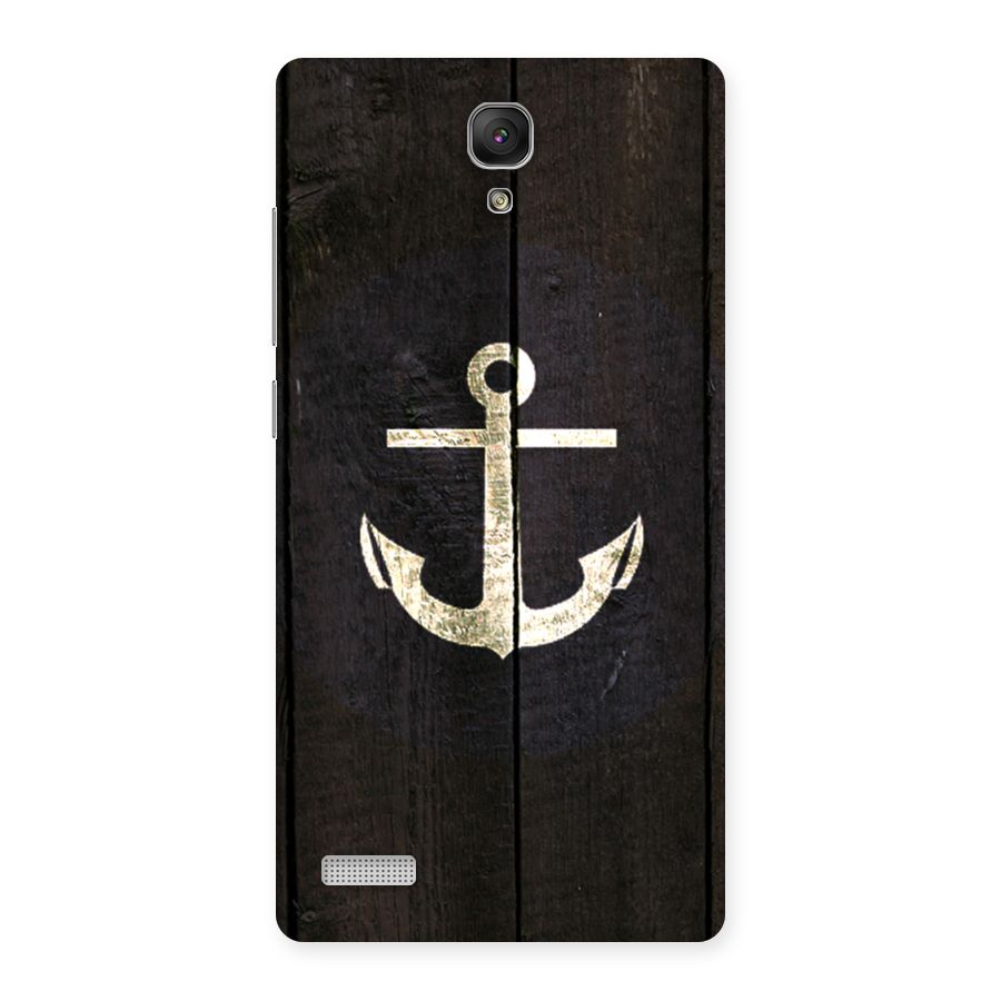 Wood Anchor Back Case for Redmi Note