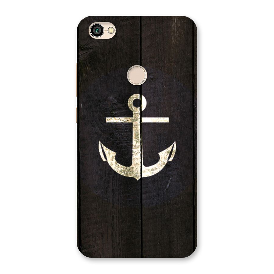 Wood Anchor Back Case for Redmi Y1 2017