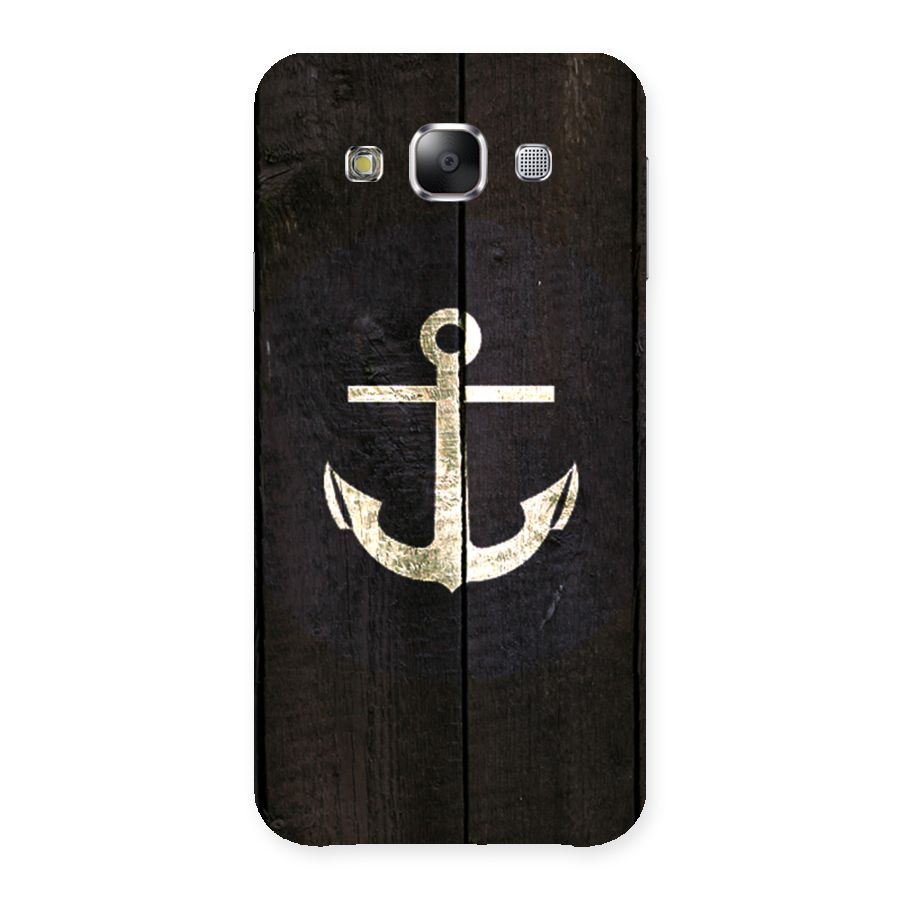 Wood Anchor Back Case for Samsung Galaxy E5