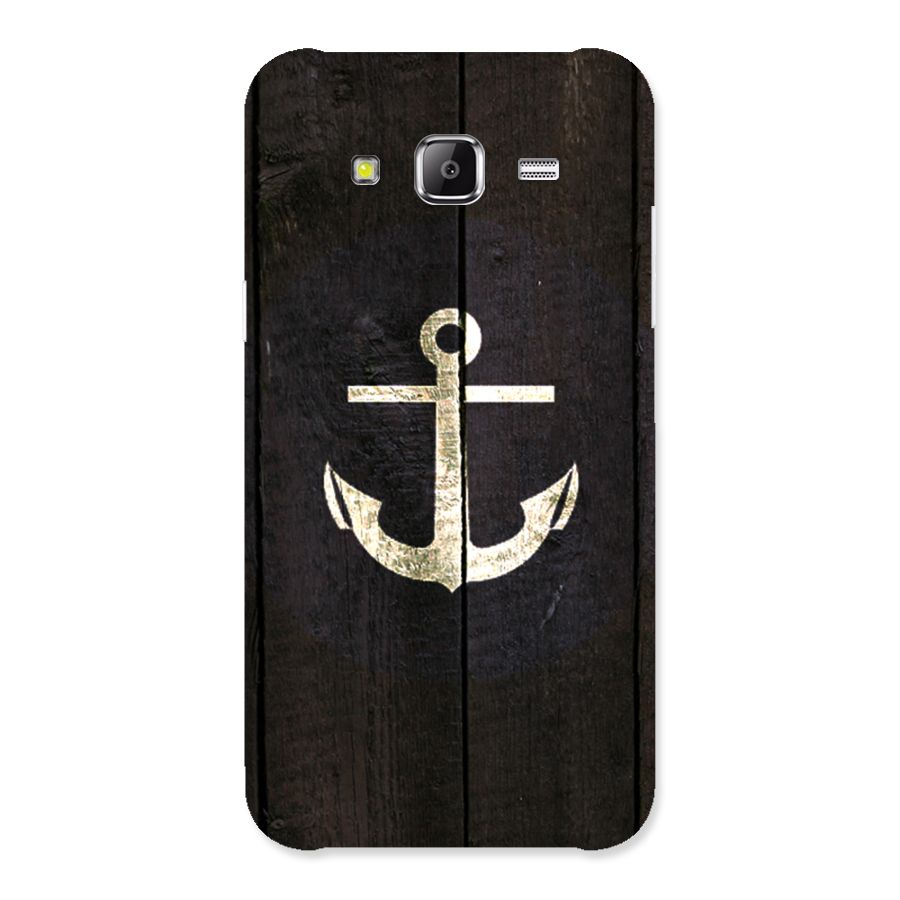 Wood Anchor Back Case for Samsung Galaxy J5