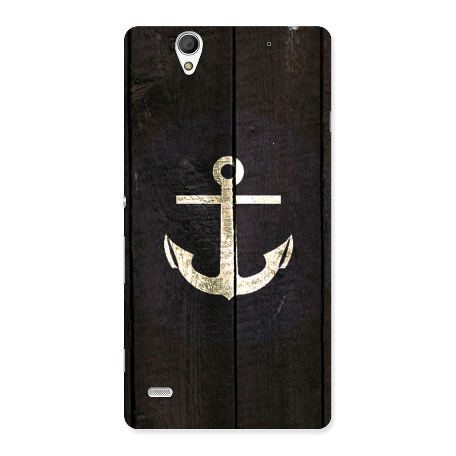 Wood Anchor Back Case for Sony Xperia C4