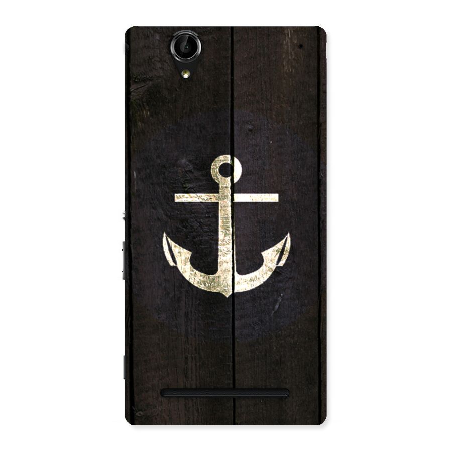 Wood Anchor Back Case for Sony Xperia T2
