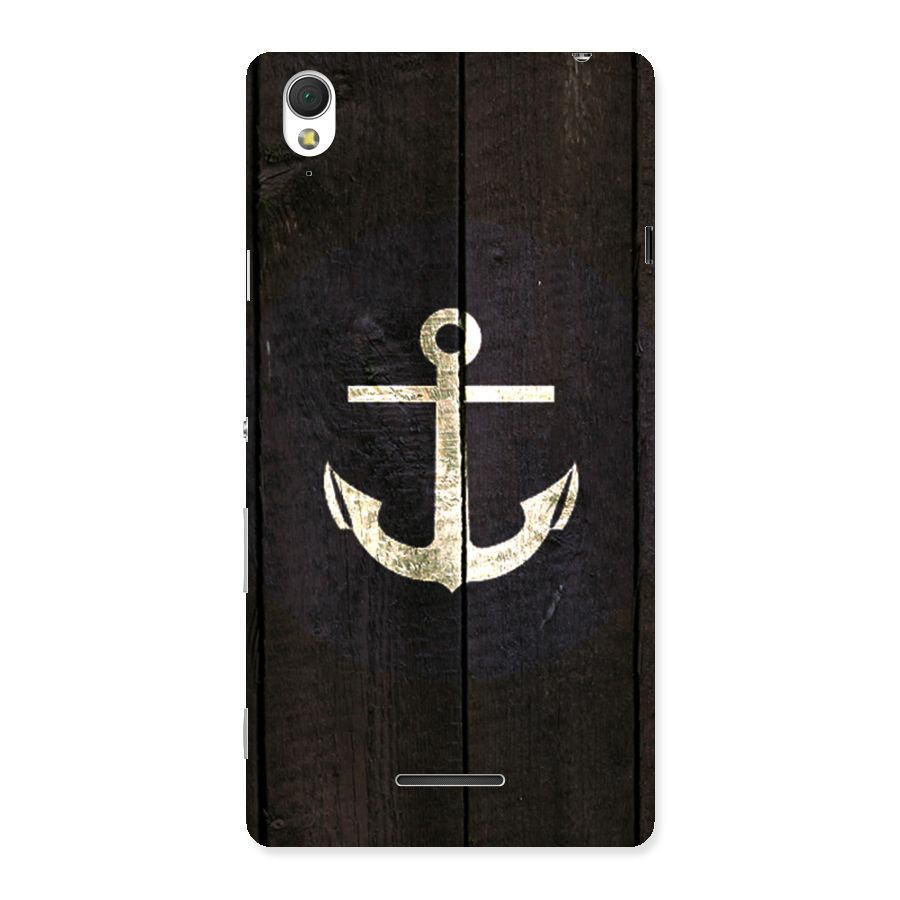 Wood Anchor Back Case for Sony Xperia T3