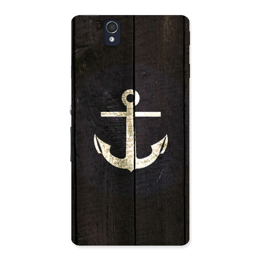 Wood Anchor Back Case for Sony Xperia Z
