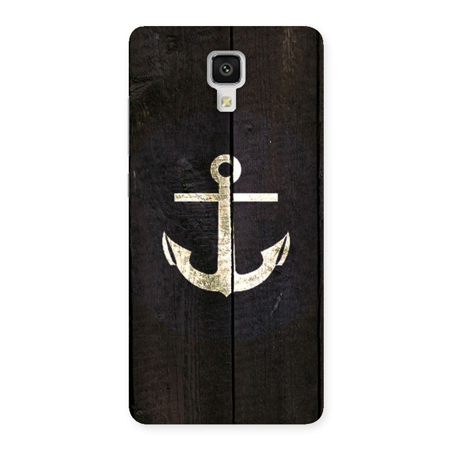 Wood Anchor Back Case for Xiaomi Mi 4