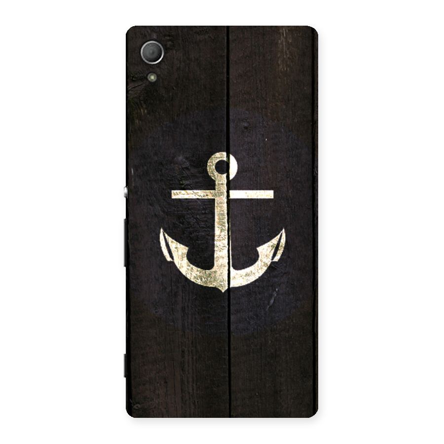 Wood Anchor Back Case for Xperia Z3 Plus