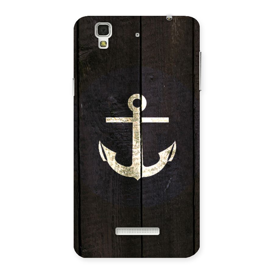 Wood Anchor Back Case for YU Yureka Plus