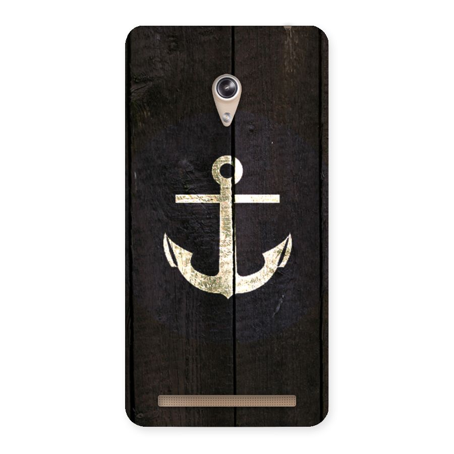 Wood Anchor Back Case for Zenfone 6