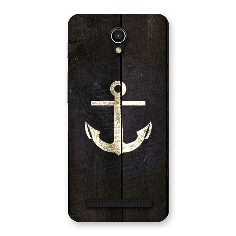 Wood Anchor Back Case for Zenfone Go