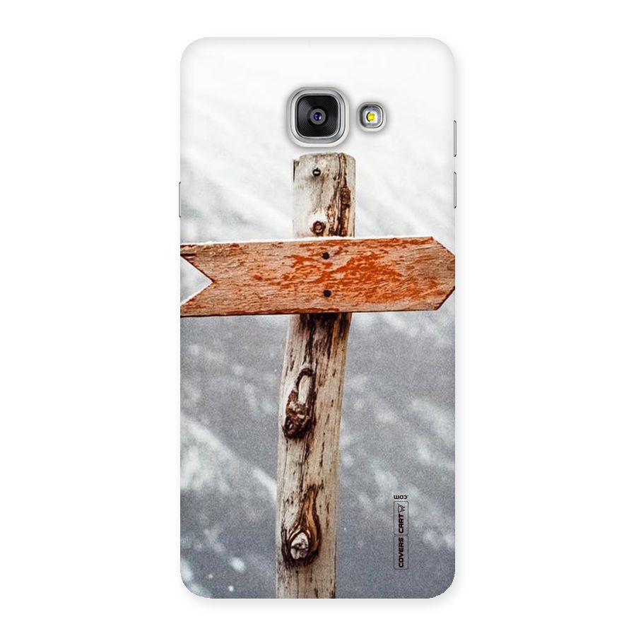 Wood And Snow Back Case for Galaxy A7 2016